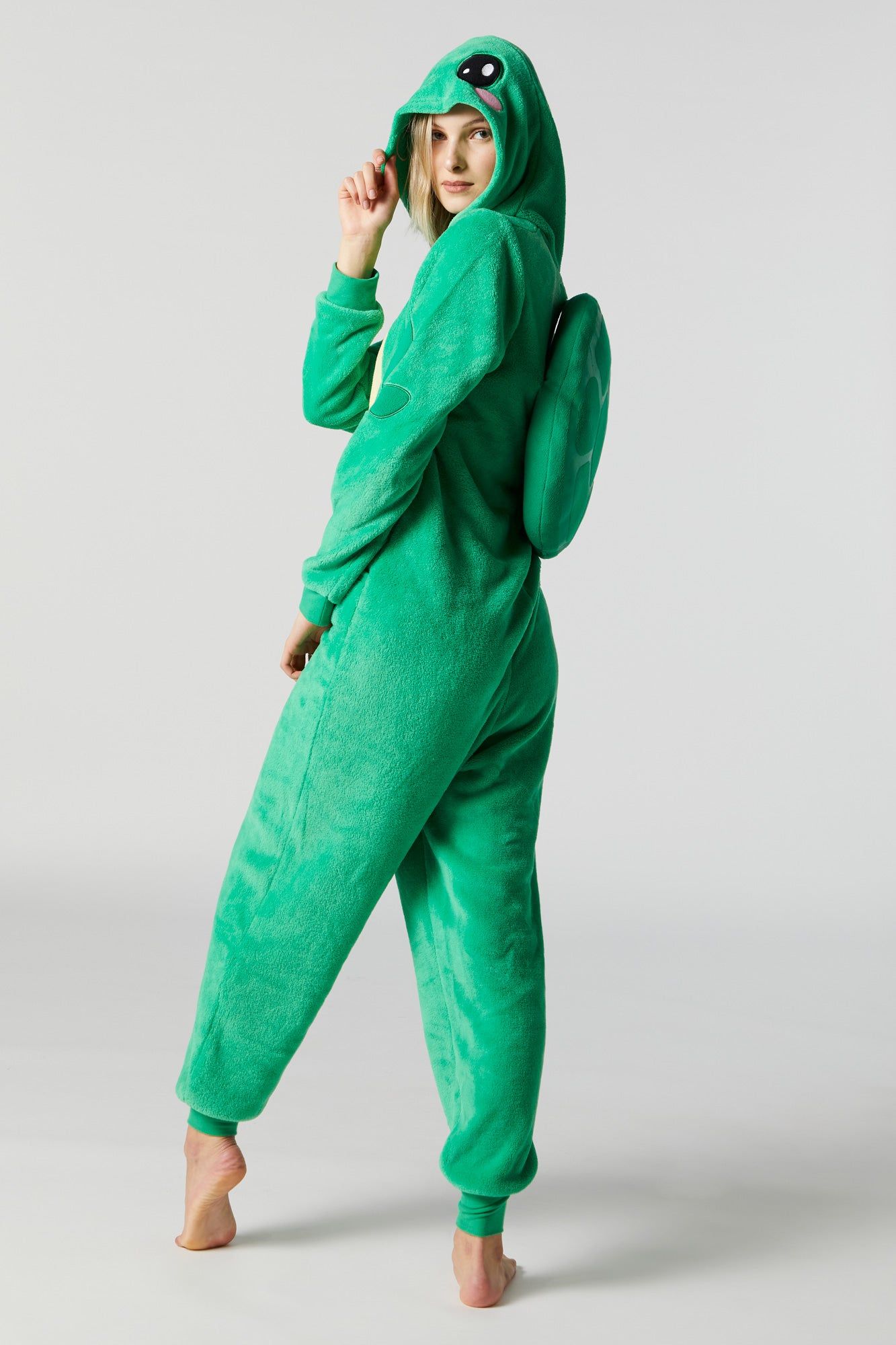 Plush 3D Turtle Onesie sold by Charlotte Russe product image thumbnail 3