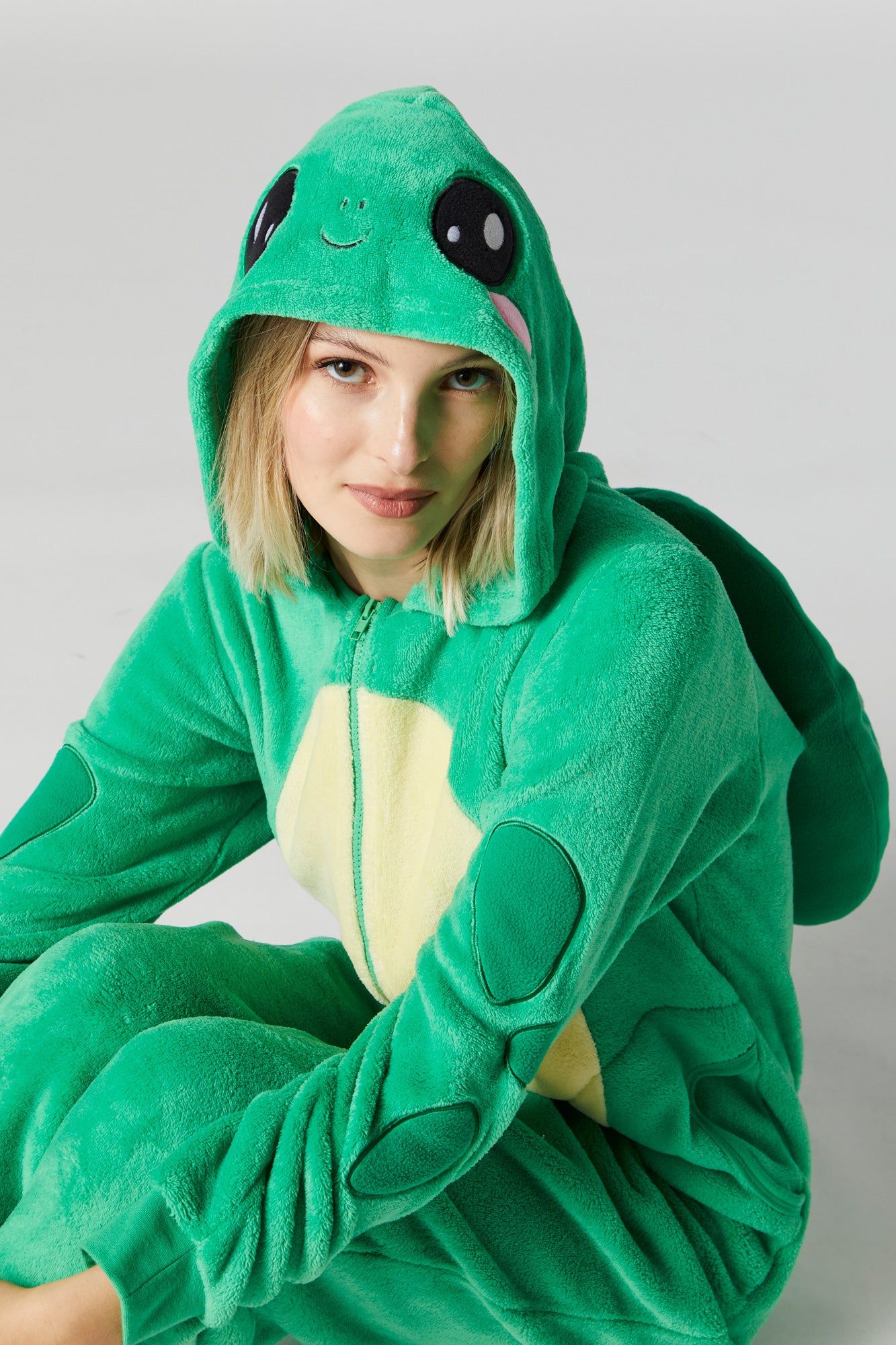 Plush 3D Turtle Onesie sold by Charlotte Russe product image thumbnail 2