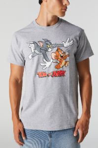 Tom and Jerry Graphic T-Shirt sold by Charlotte Russe