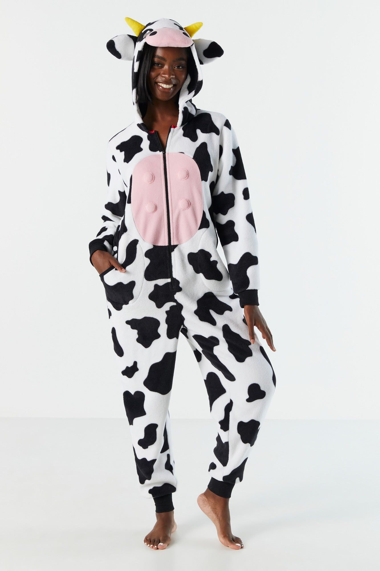 Cow Plush Onesie sold by Charlotte Russe