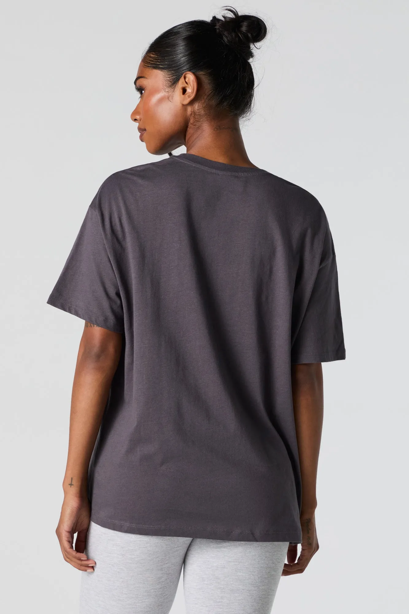 Stitch and Angel Graphic Boyfriend T-Shirt sold by Charlotte Russe product image thumbnail 3