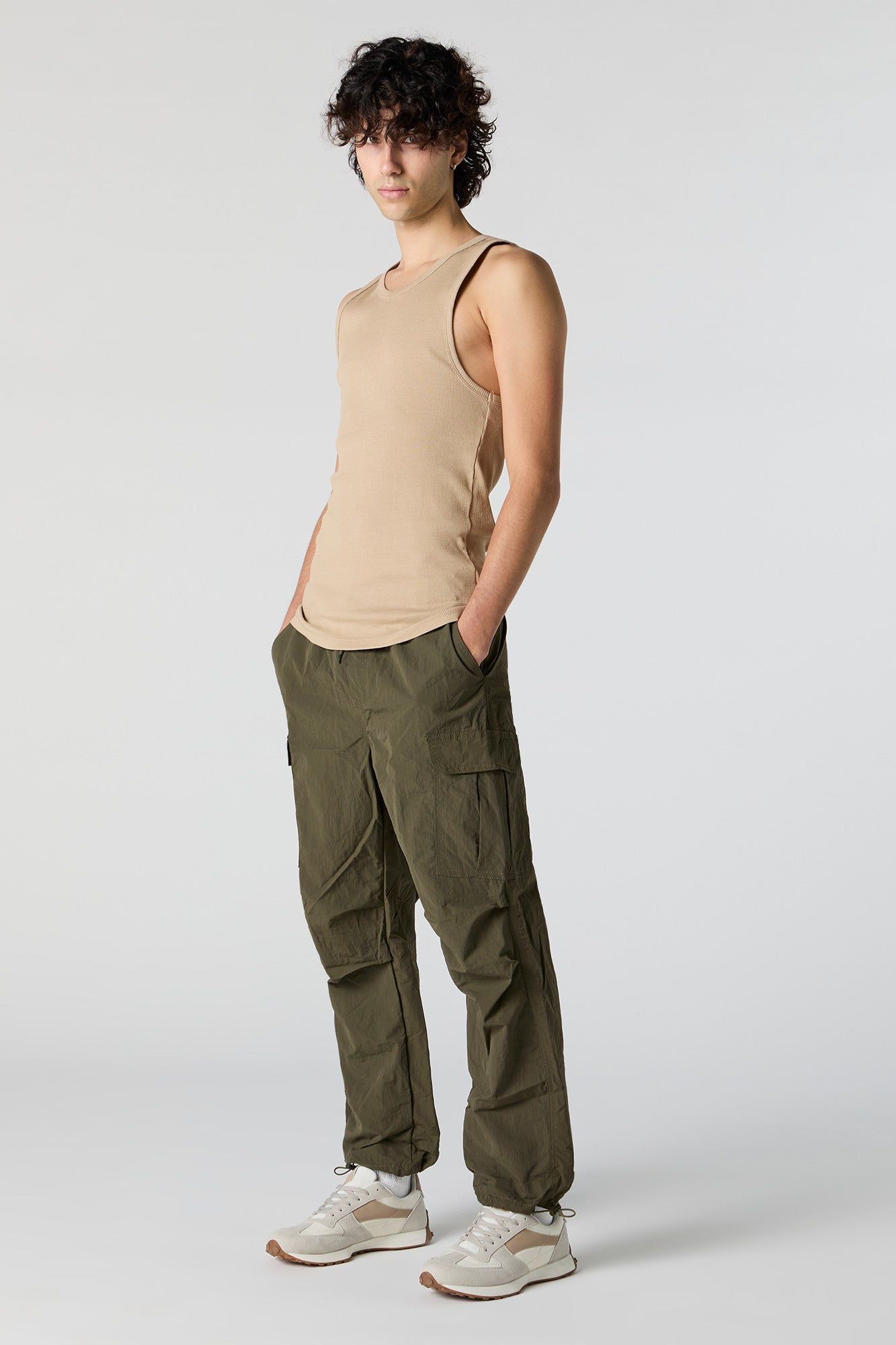 Nylon Parachute Cargo Pant sold by Charlotte Russe product image thumbnail 4