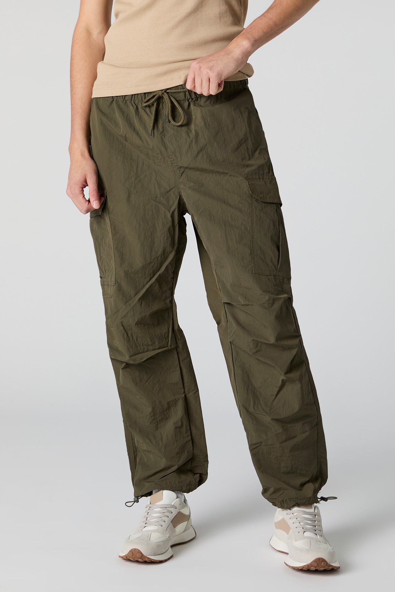 Nylon Parachute Cargo Pant sold by Charlotte Russe product image thumbnail 2