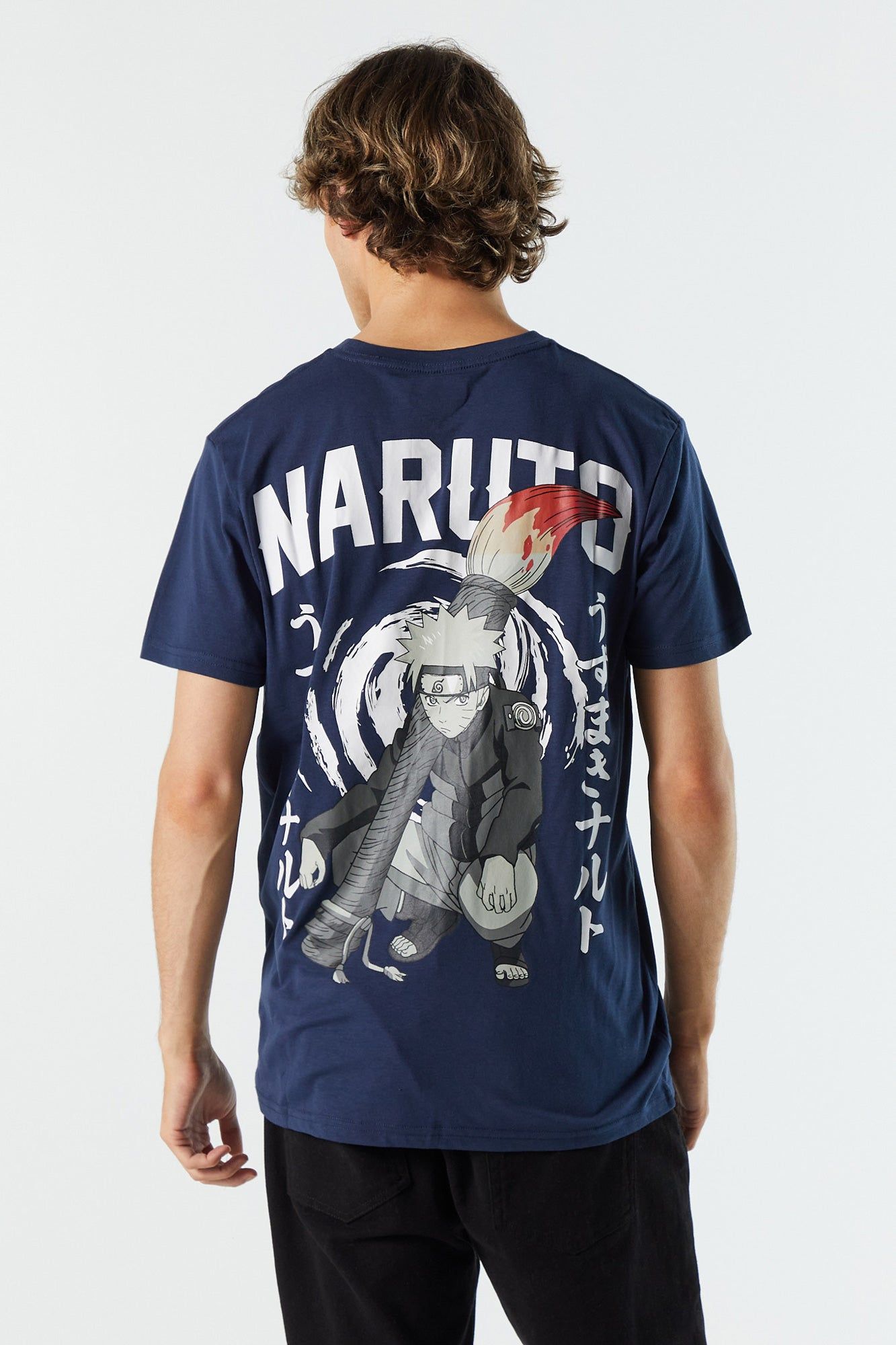 Dark Blue Naruto Graphic T-Shirt sold by Charlotte Russe product image thumbnail 2