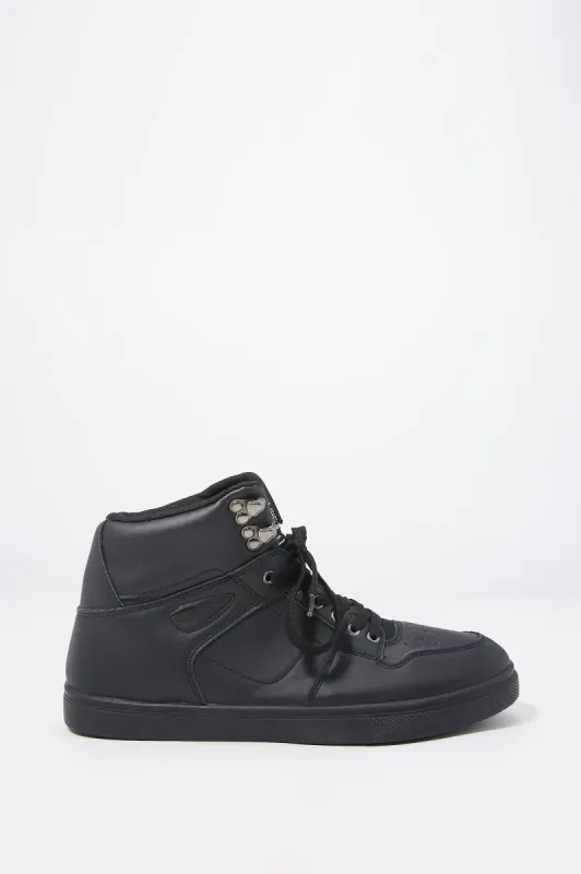 Lace-Up Front High-Top Sneakers sold by Charlotte Russe