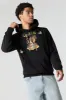 Liquid Gold Graphic Fleece Hoodie sold by Charlotte Russe