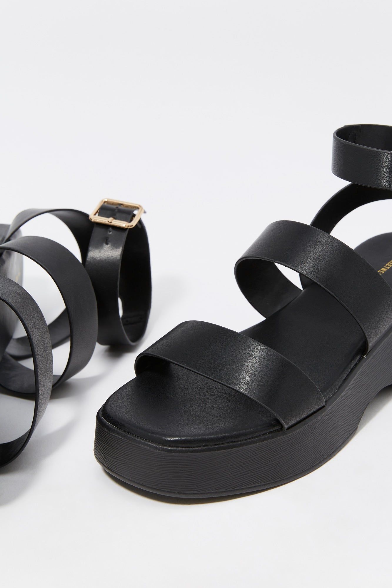 Platform Wedge Strappy Sandal sold by Charlotte Russe product image thumbnail 8