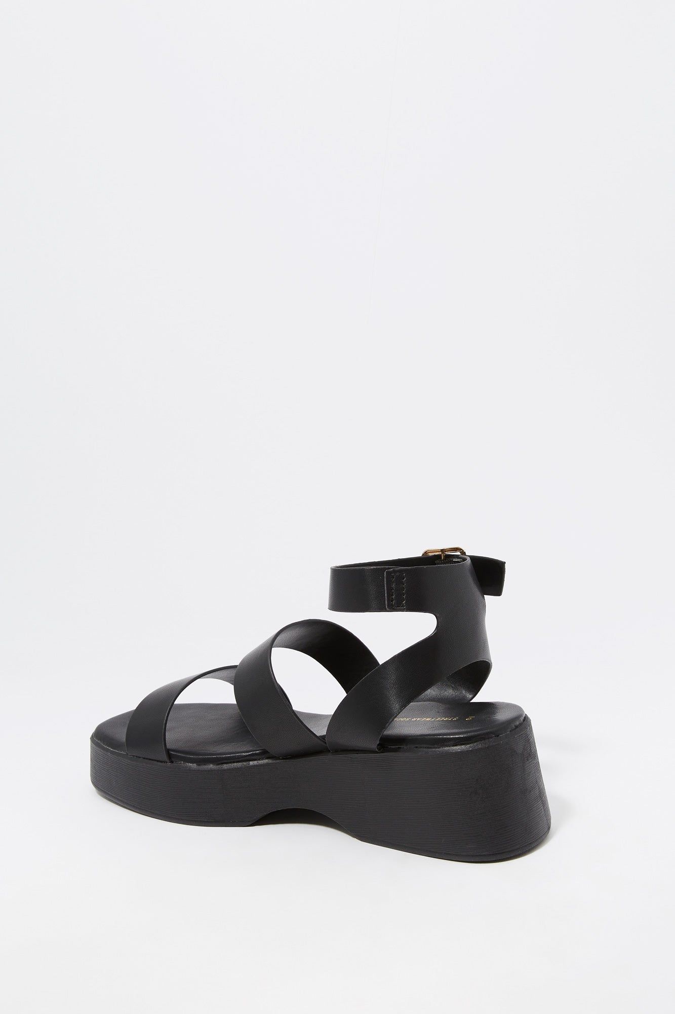 Platform Wedge Strappy Sandal sold by Charlotte Russe product image thumbnail 7
