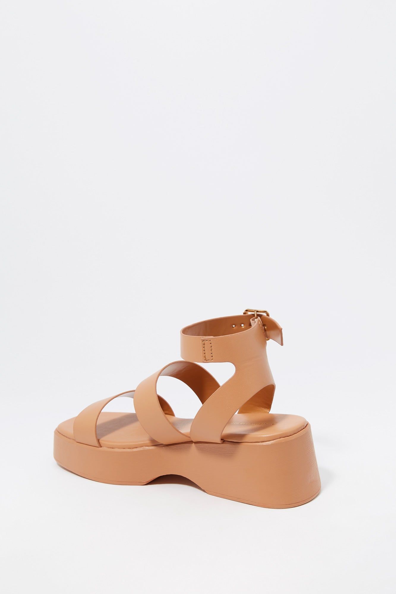 Platform Wedge Strappy Sandal sold by Charlotte Russe product image thumbnail 3