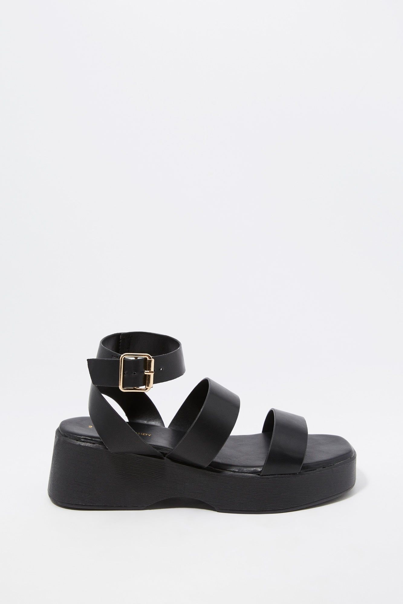 Platform Wedge Strappy Sandal sold by Charlotte Russe product image thumbnail 5