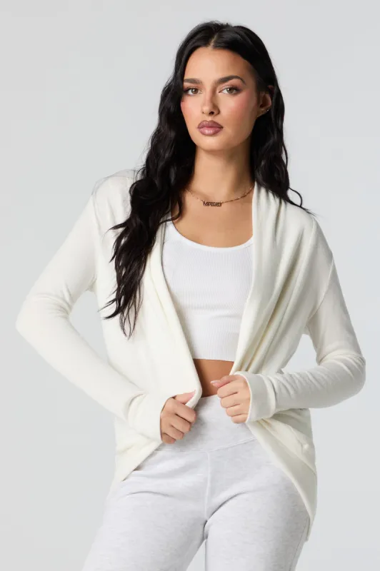 Long Sleeve Cocoon Cardigan sold by Charlotte Russe