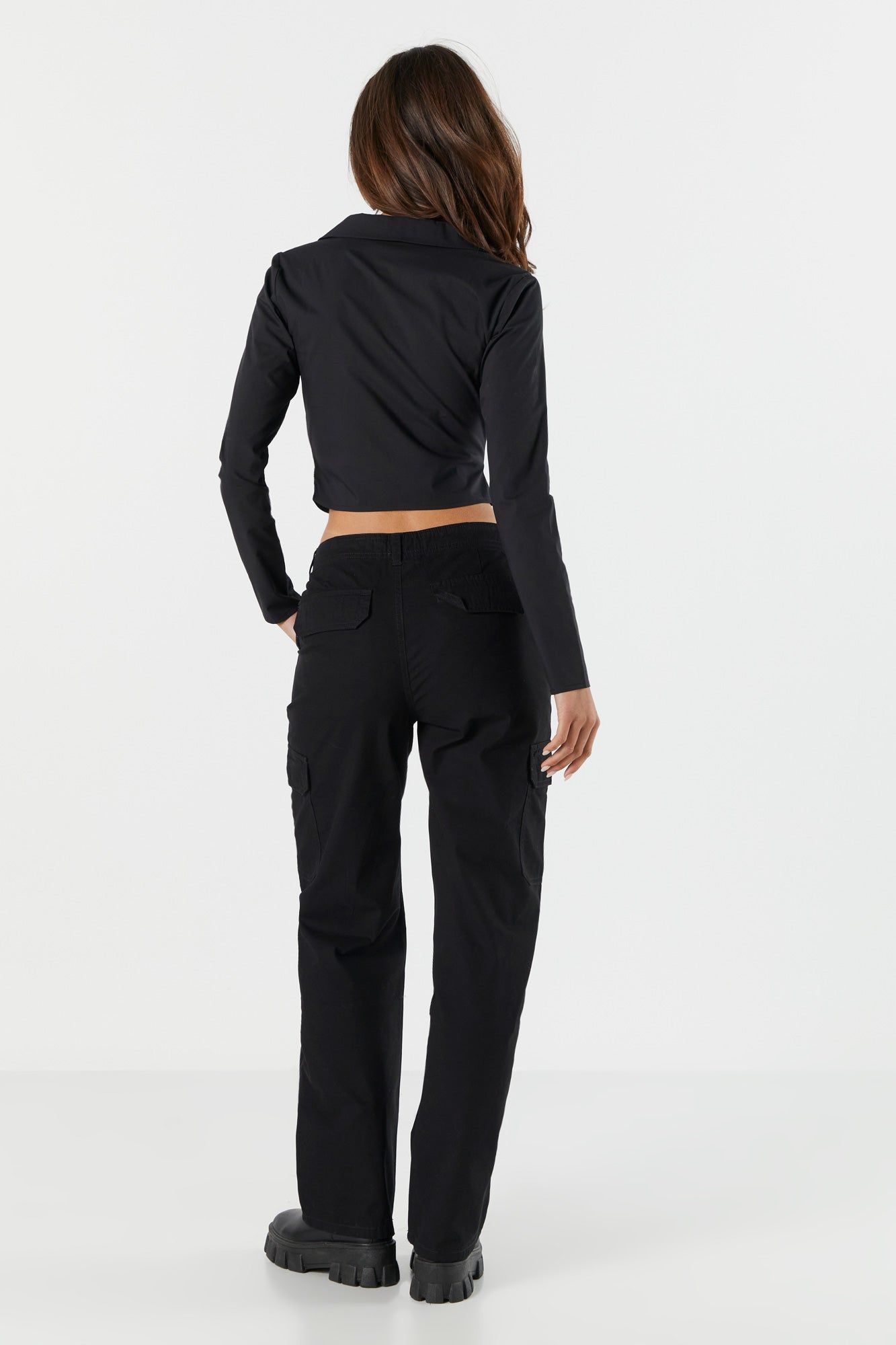 Straight Leg Cargo Pant sold by Charlotte Russe product image thumbnail 3