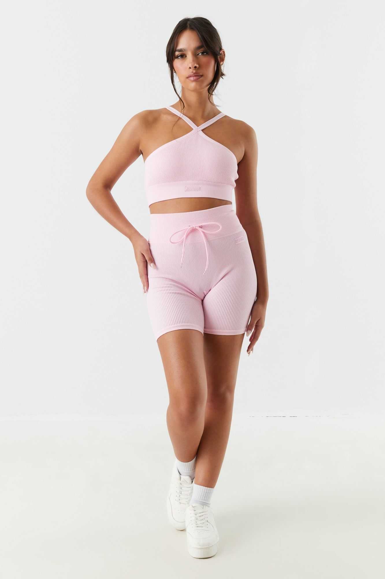 Refuge Seamless Ribbed Cross Neck Bra sold by Charlotte Russe product image thumbnail 21