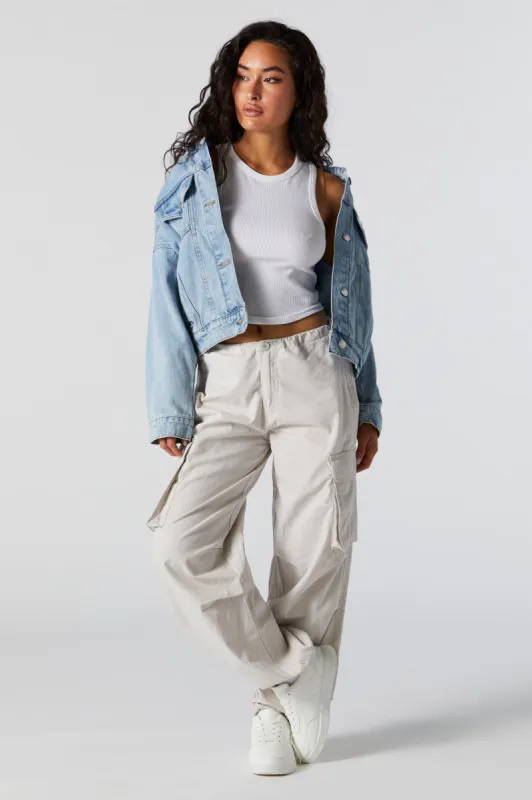 Colored Cargo Parachute Pant sold by Charlotte Russe