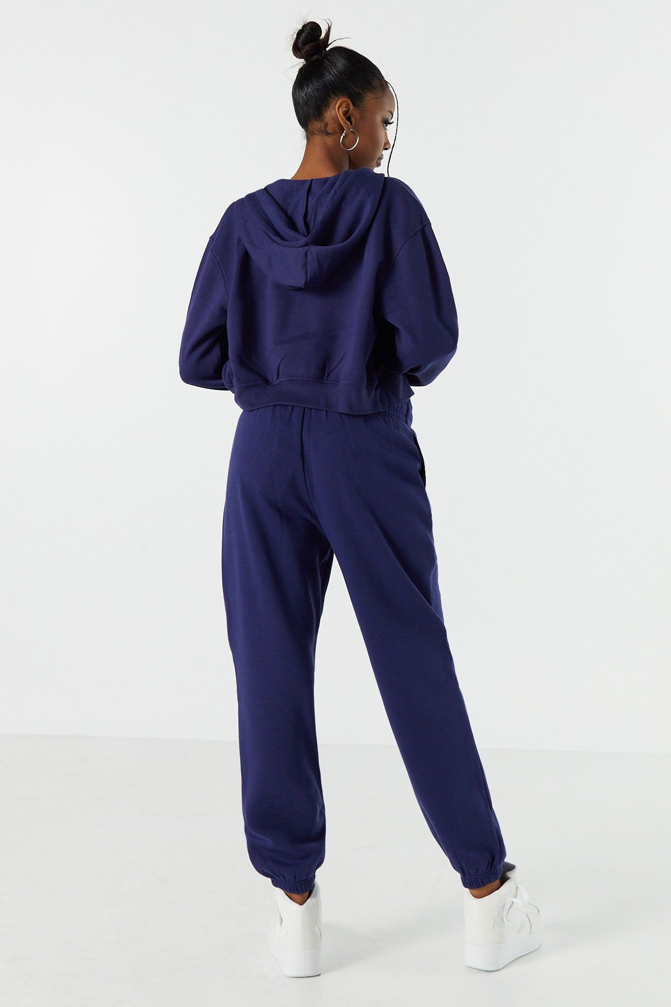 High Rise Fleece Jogger sold by Charlotte Russe product image thumbnail 3