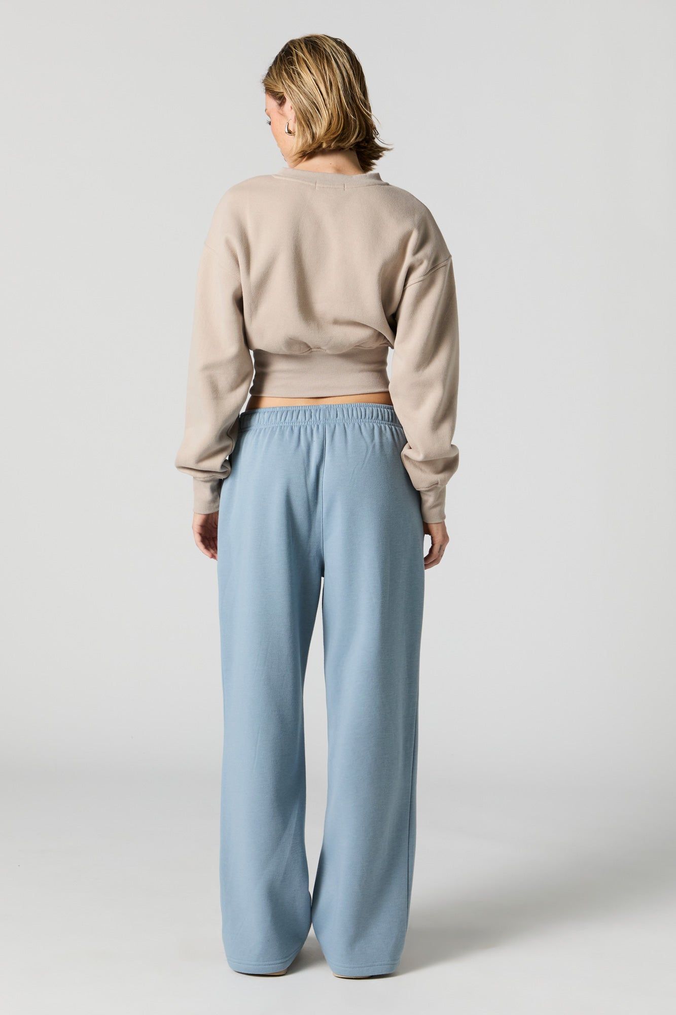Fleece Wide Leg Sweatpant sold by Charlotte Russe product image thumbnail 3