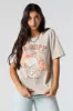 Snoopy Giddy Up Graphic Boyfriend T-Shirt sold by Charlotte Russe