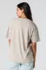 Snoopy Giddy Up Graphic Boyfriend T-Shirt sold by Charlotte Russe