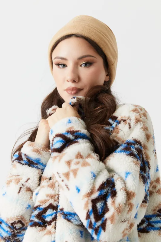 Short Polar Fleece Beanie sold by Charlotte Russe