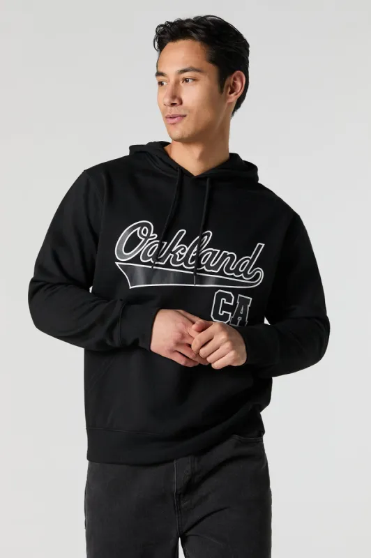 Oakland Graphic Fleece Hoodie sold by Charlotte Russe