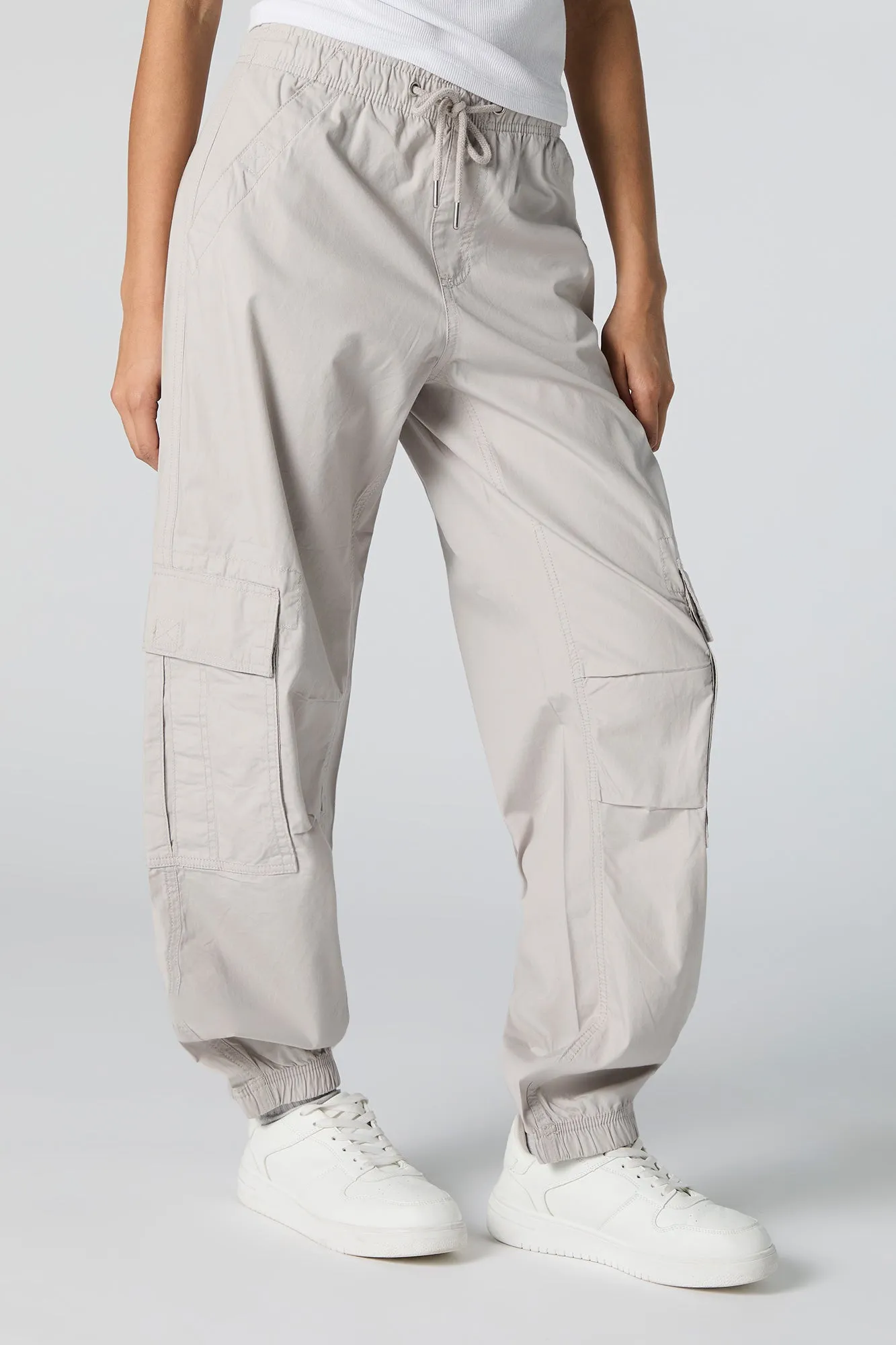 Drawstring Cargo Jogger sold by Charlotte Russe product image thumbnail 5