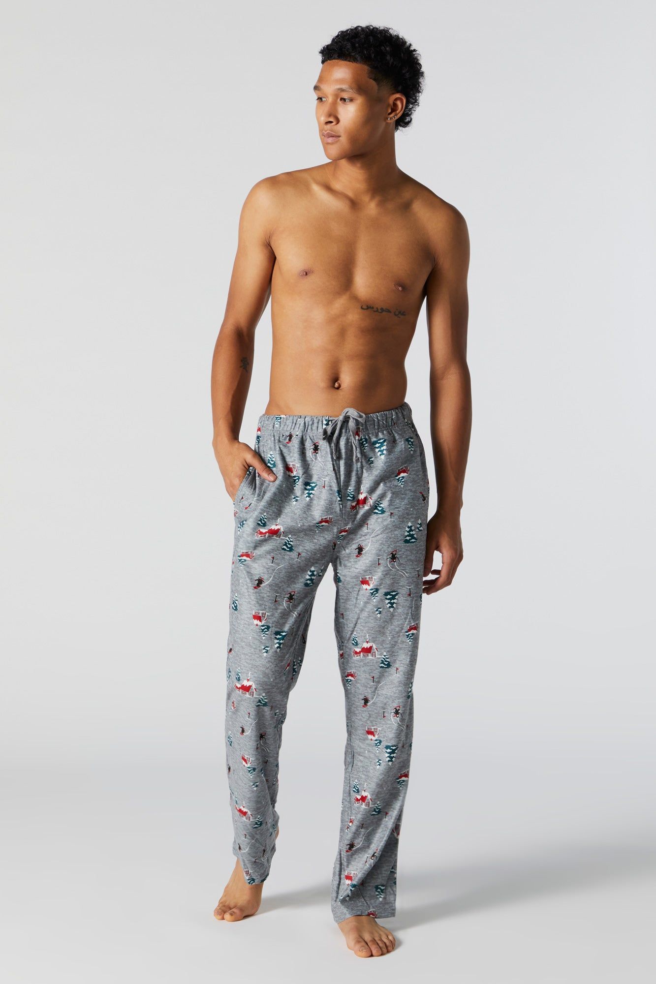 Snowboard Graphic Pajama Pant sold by Charlotte Russe