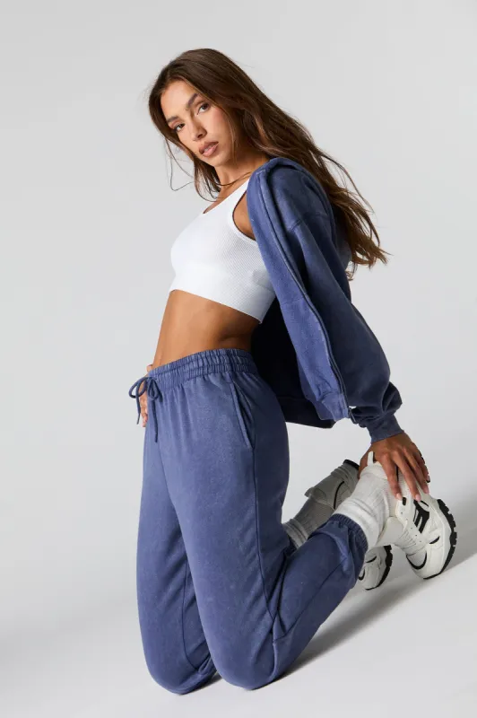 Washed Fleece Jogger sold by Charlotte Russe