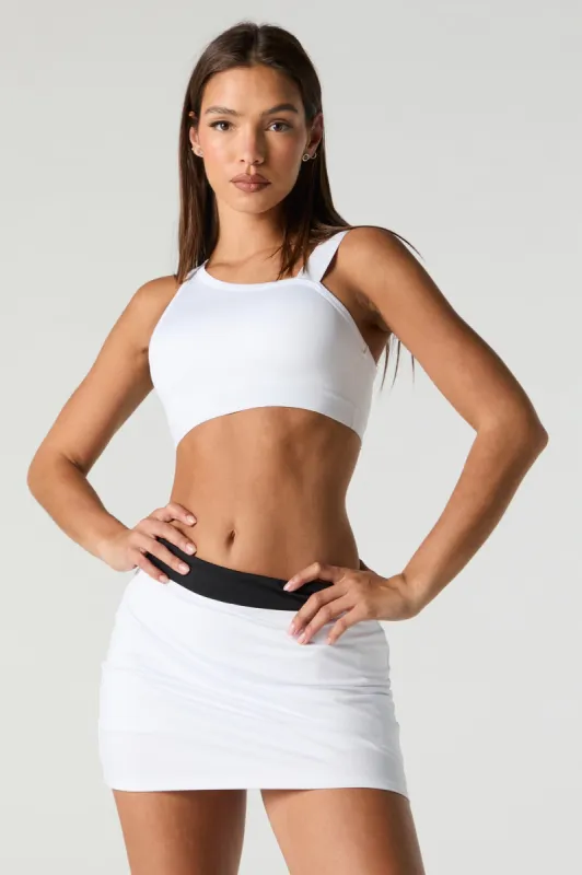 Active Fitted Side Pocket Tennis Skort sold by Charlotte Russe
