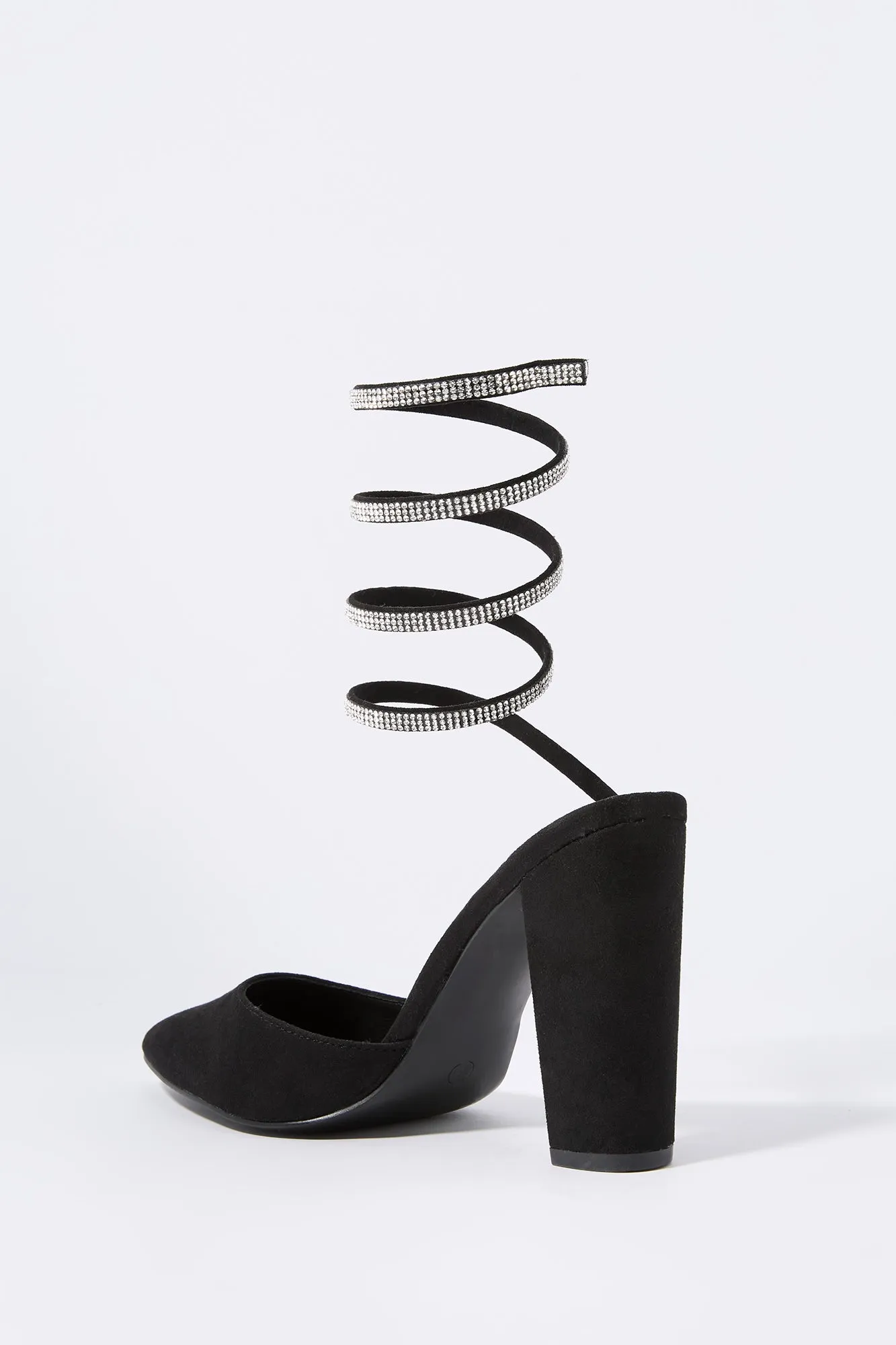 Rhinestone Wrap Up Pointed Heel sold by Charlotte Russe product image thumbnail 3