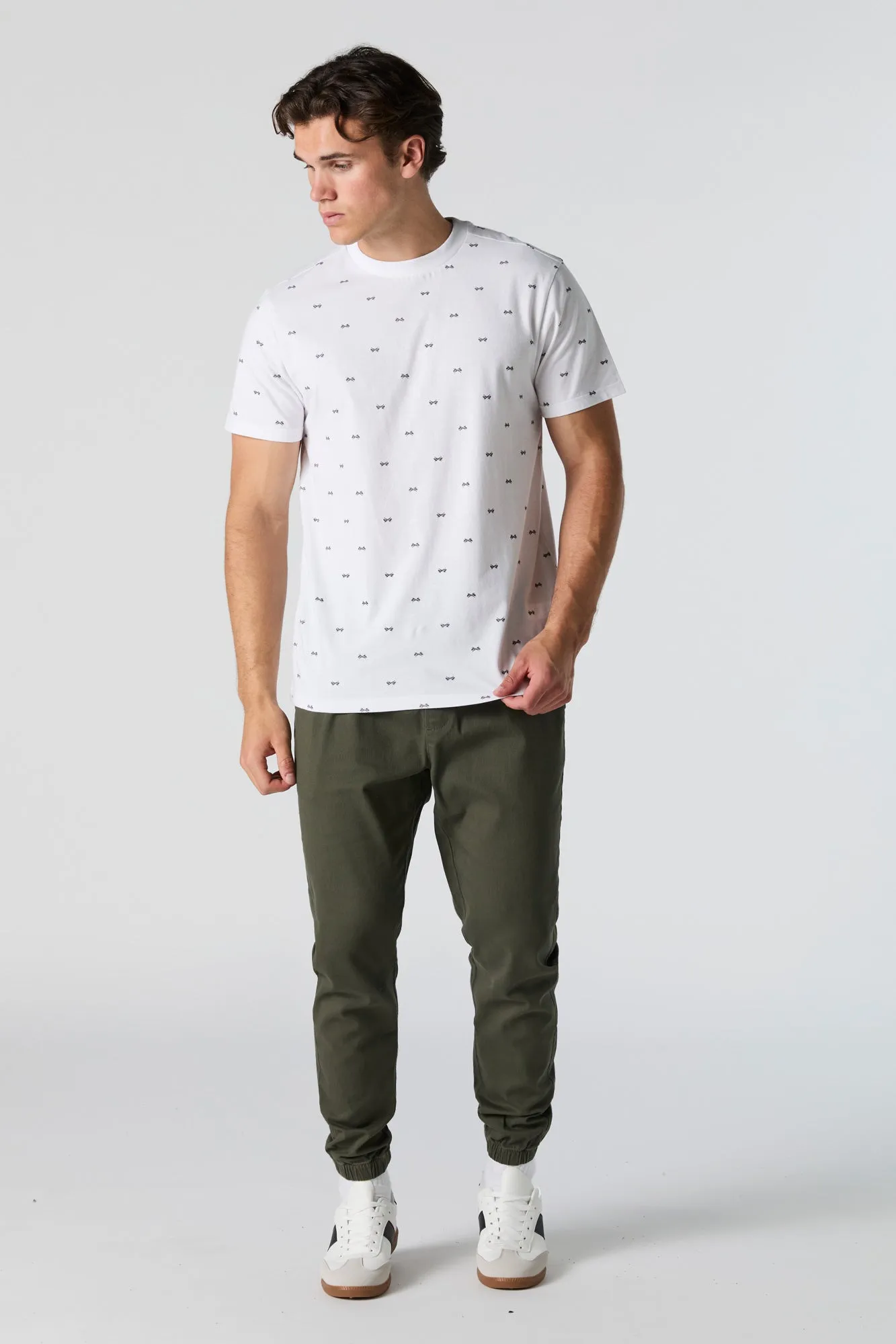 Row Boat Ditsy Print T-Shirt sold by Charlotte Russe product image thumbnail 3