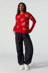 Gingerbread Knit Xmas Sweater sold by Charlotte Russe
