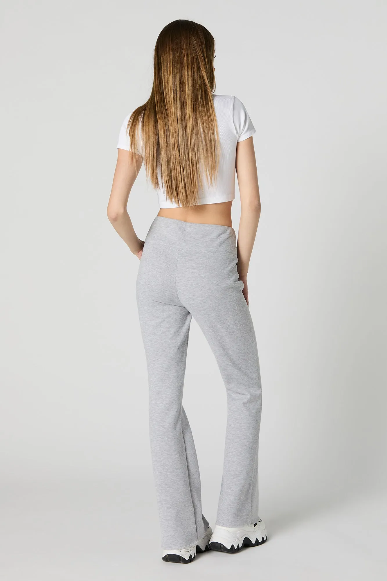 Fleece Flare Sweatpant sold by Charlotte Russe product image thumbnail 3