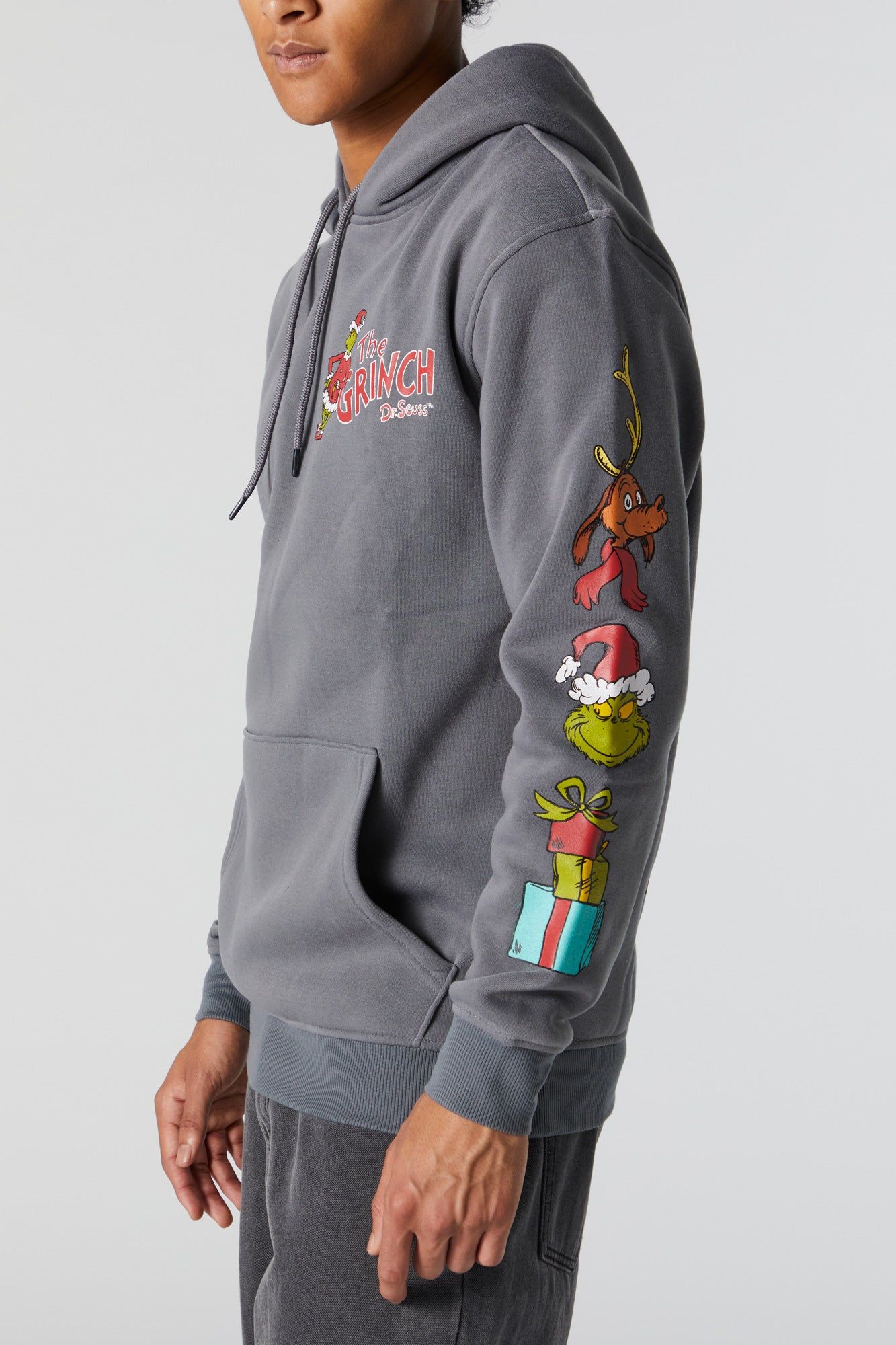 The Grinch Graphic Fleece Hoodie sold by Charlotte Russe product image thumbnail 4