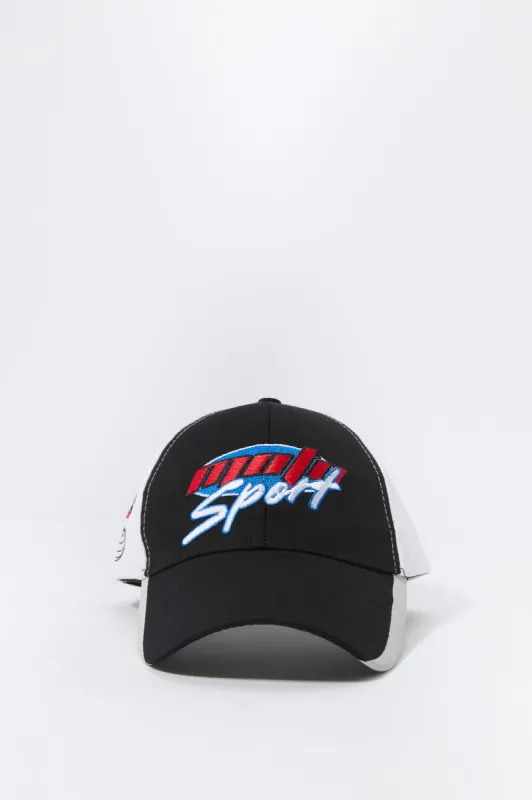 Motor Sport Embroidered Baseball Hat sold by Charlotte Russe