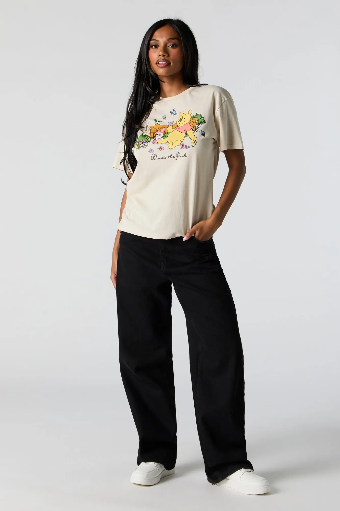 Winnie the Pooh Graphic Boyfriend T-Shirt sold by Charlotte Russe product image thumbnail 4