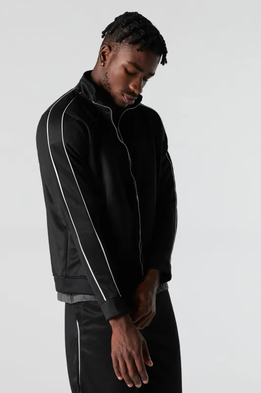 Piping Detail Track Jacket sold by Charlotte Russe
