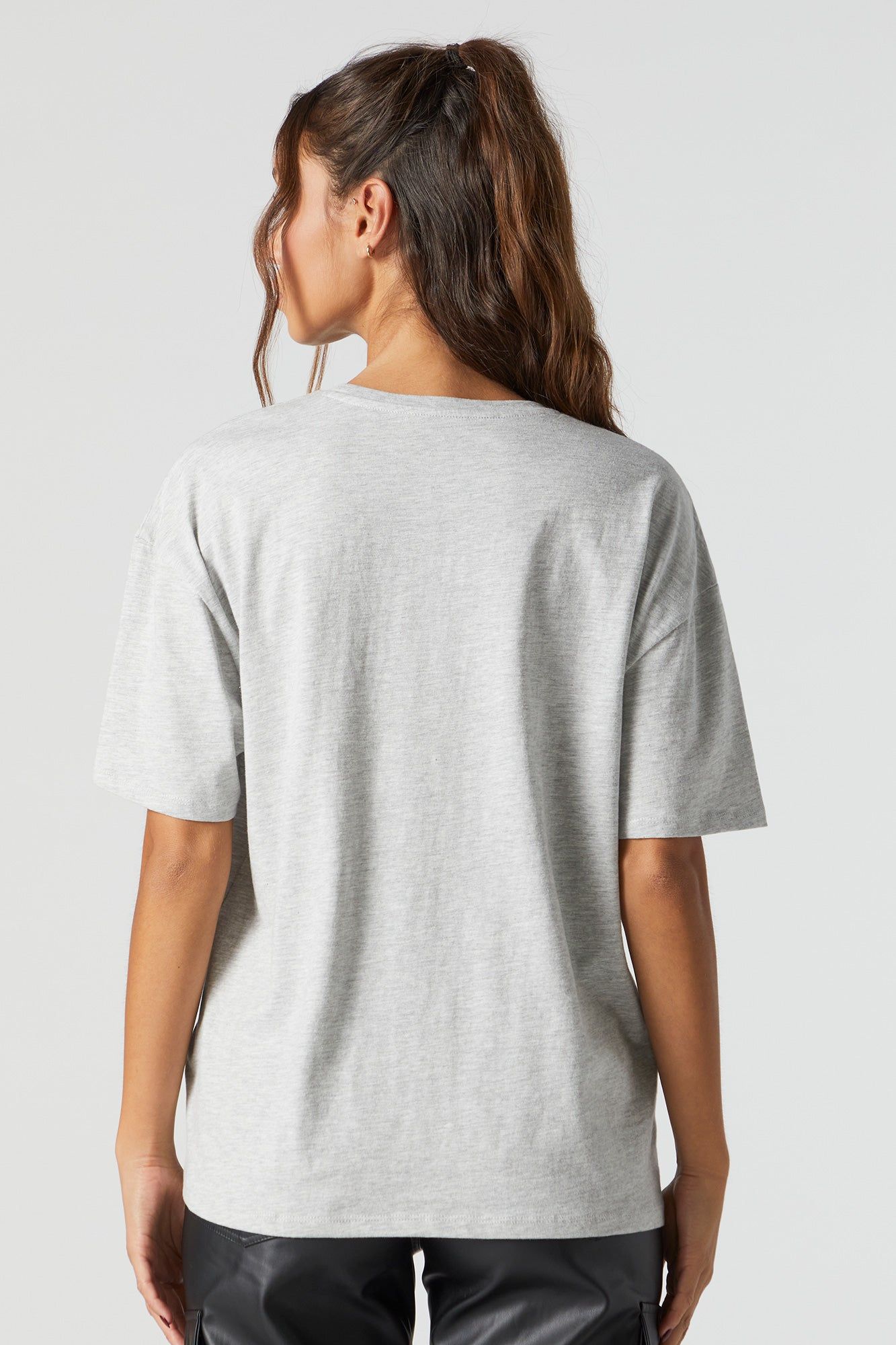 Snoopy Graphic Boyfriend T-Shirt sold by Charlotte Russe product image thumbnail 4