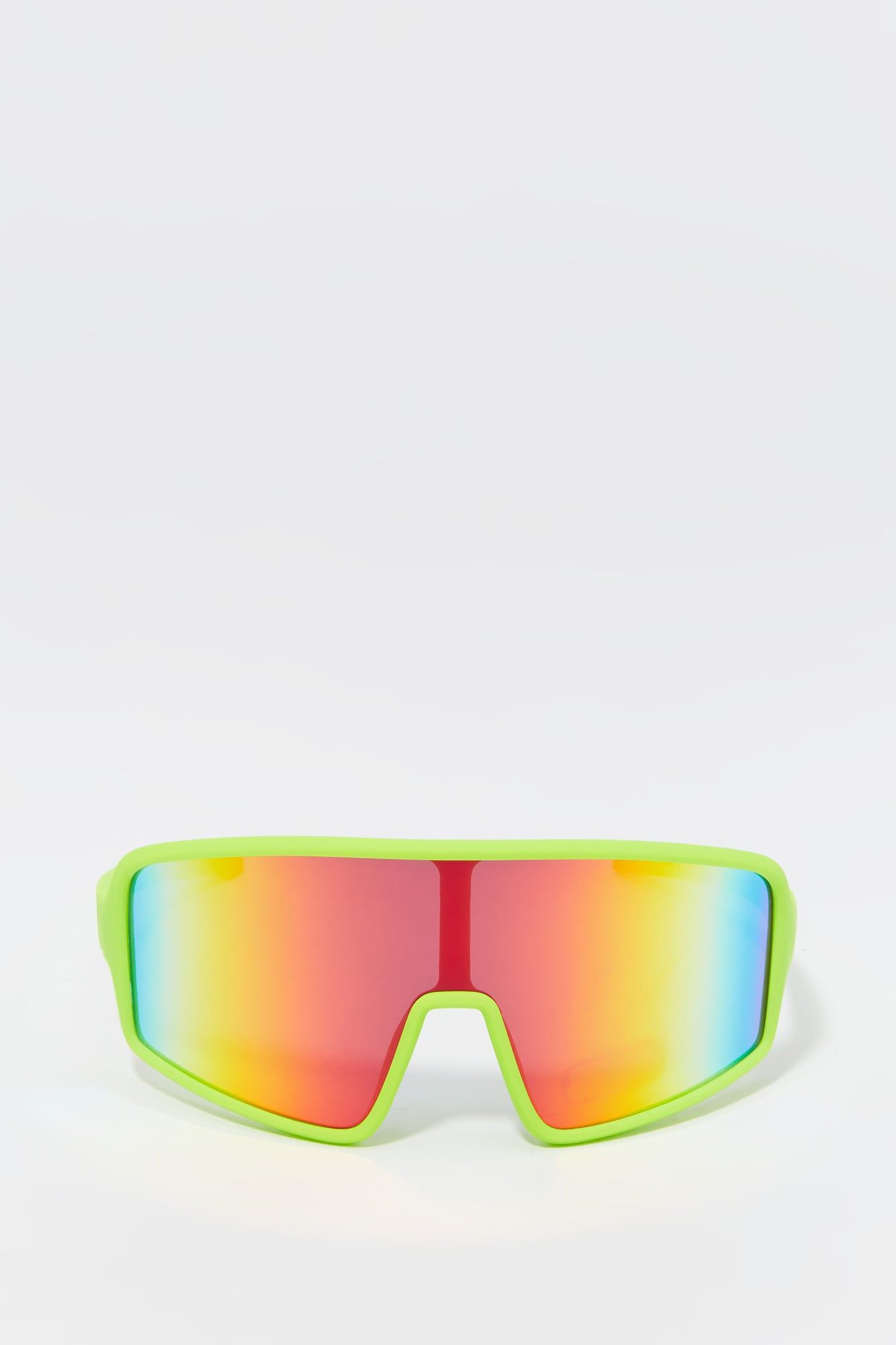 Multicolour Lens Shield Sunglasses sold by Charlotte Russe product image thumbnail 4