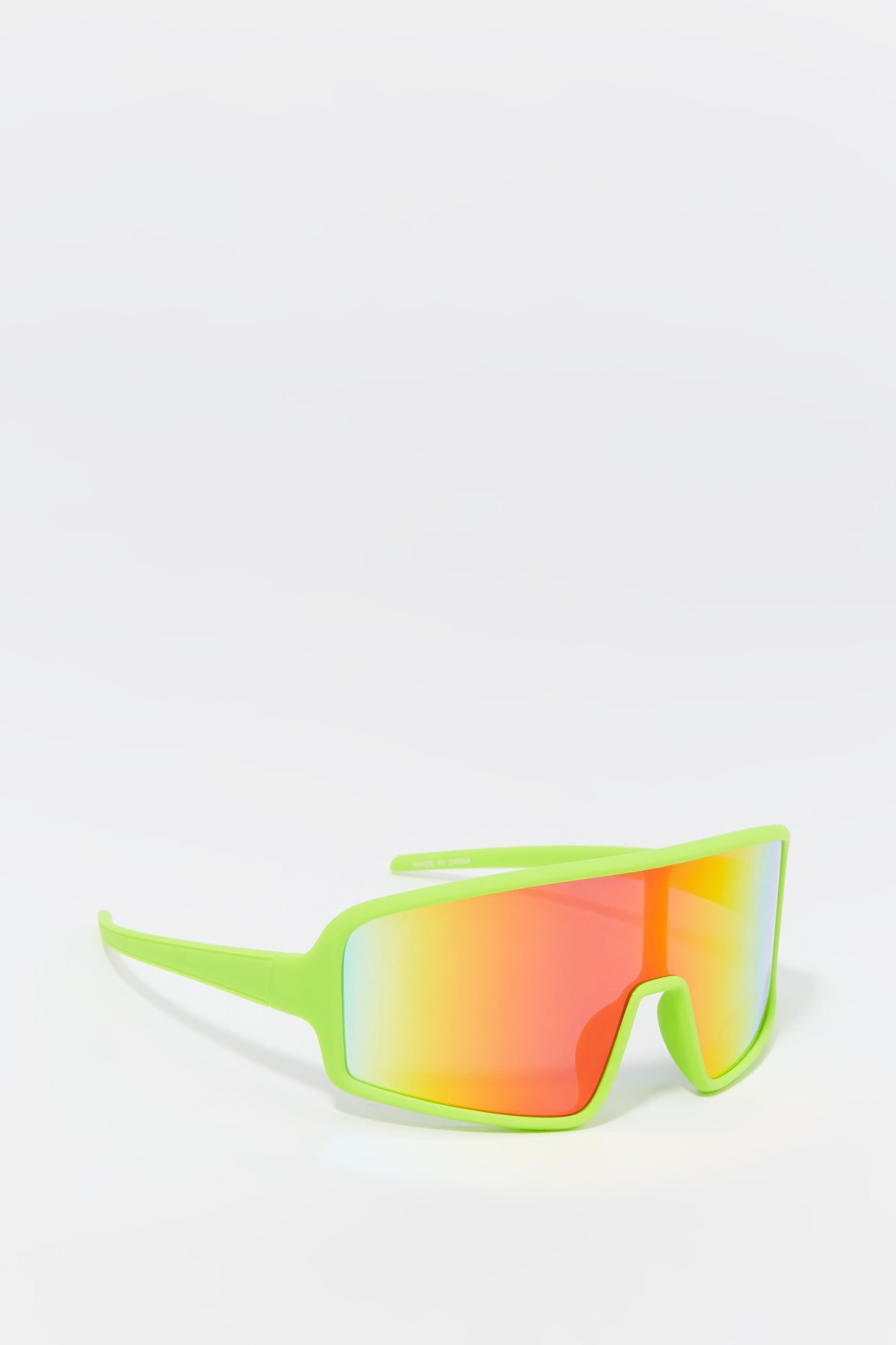 Multicolour Lens Shield Sunglasses sold by Charlotte Russe product image thumbnail 5