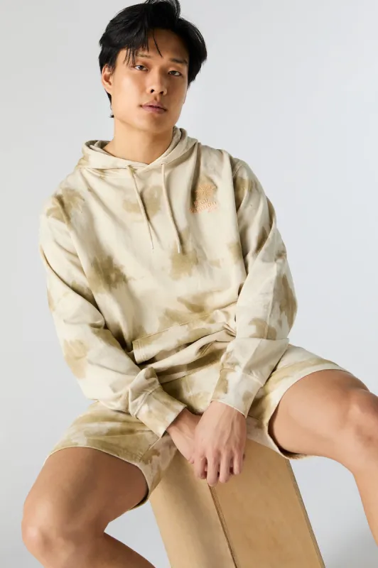 Pool Position Embroidered Tie Dye Hoodie sold by Charlotte Russe