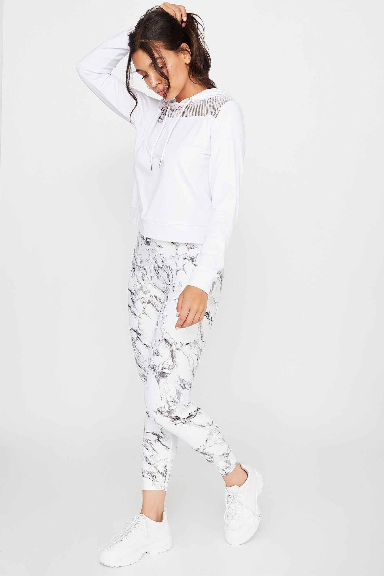 Marble High-Rise Pocket Active Legging sold by Charlotte Russe