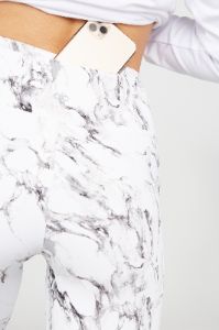 Marble High-Rise Pocket Active Legging sold by Charlotte Russe