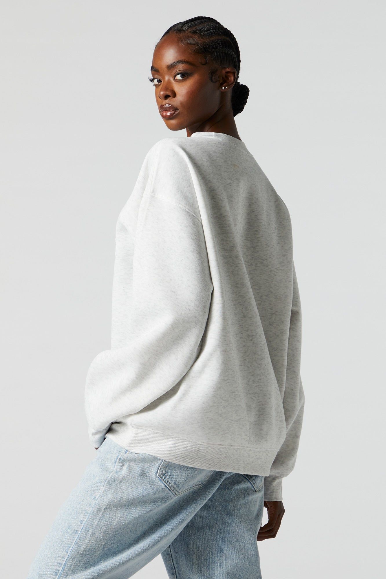 Chicago Chenille Embroidered Fleece Sweatshirt sold by Charlotte Russe product image thumbnail 2