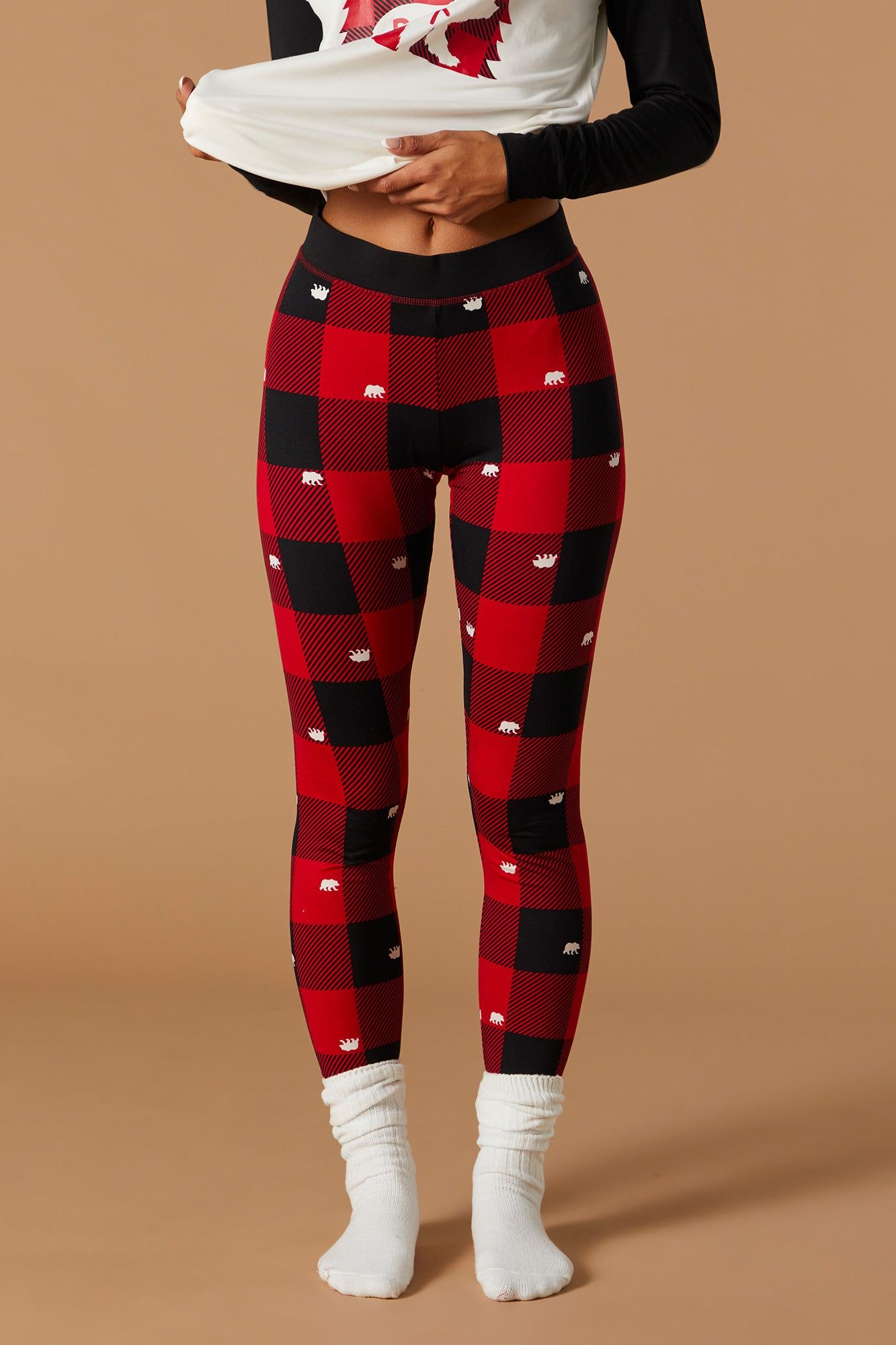 Matching the Family Bear 2 Piece Pajama Set sold by Charlotte Russe product image thumbnail 4