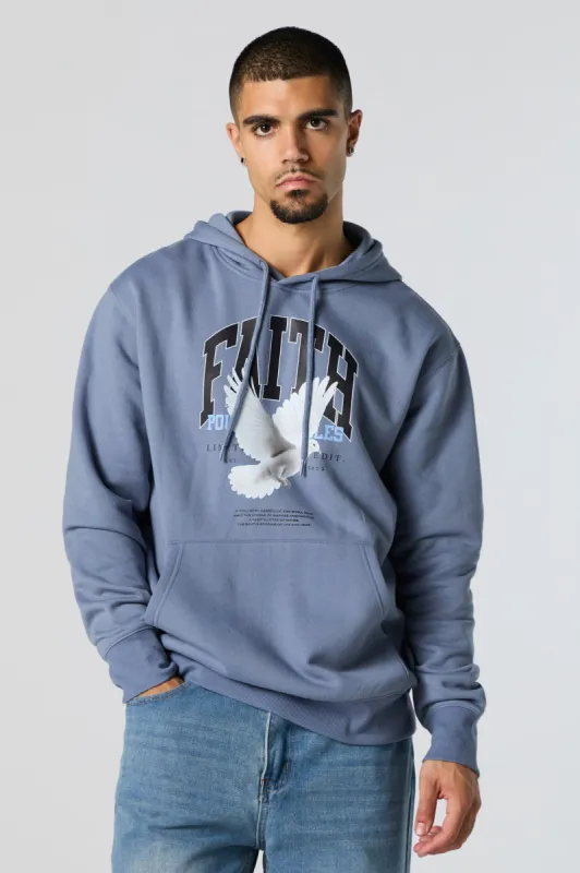 Faith Graphic Fleece Hoodie sold by Charlotte Russe