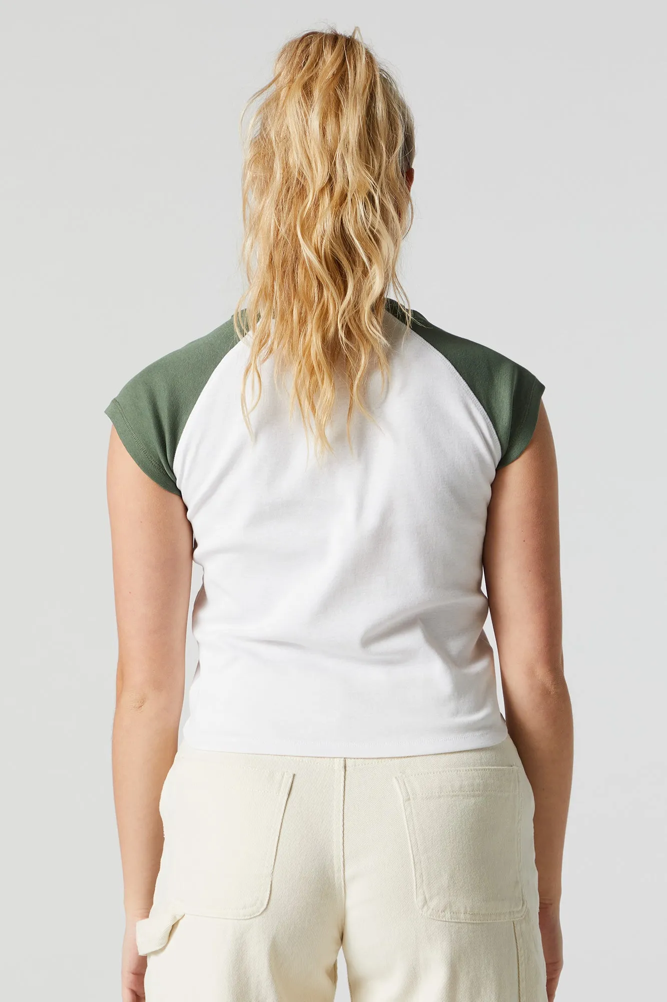 Celestial Graphic Raglan T-Shirt sold by Charlotte Russe product image thumbnail 3