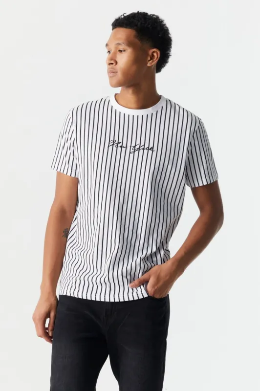 Vertical Stripe Print New York Graphic T-Shirt sold by Charlotte Russe