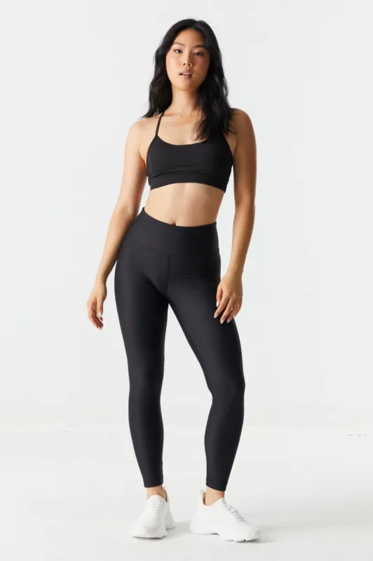 High-Rise Contour Sculpt Leggings sold by Charlotte Russe
