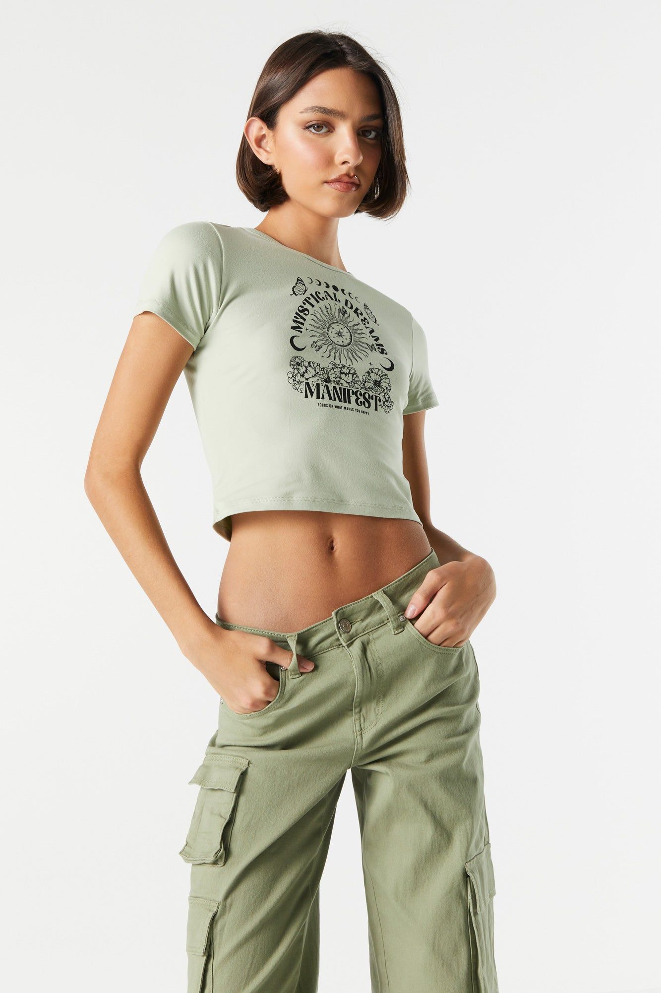 Manifest Graphic Baby T-Shirt sold by Charlotte Russe