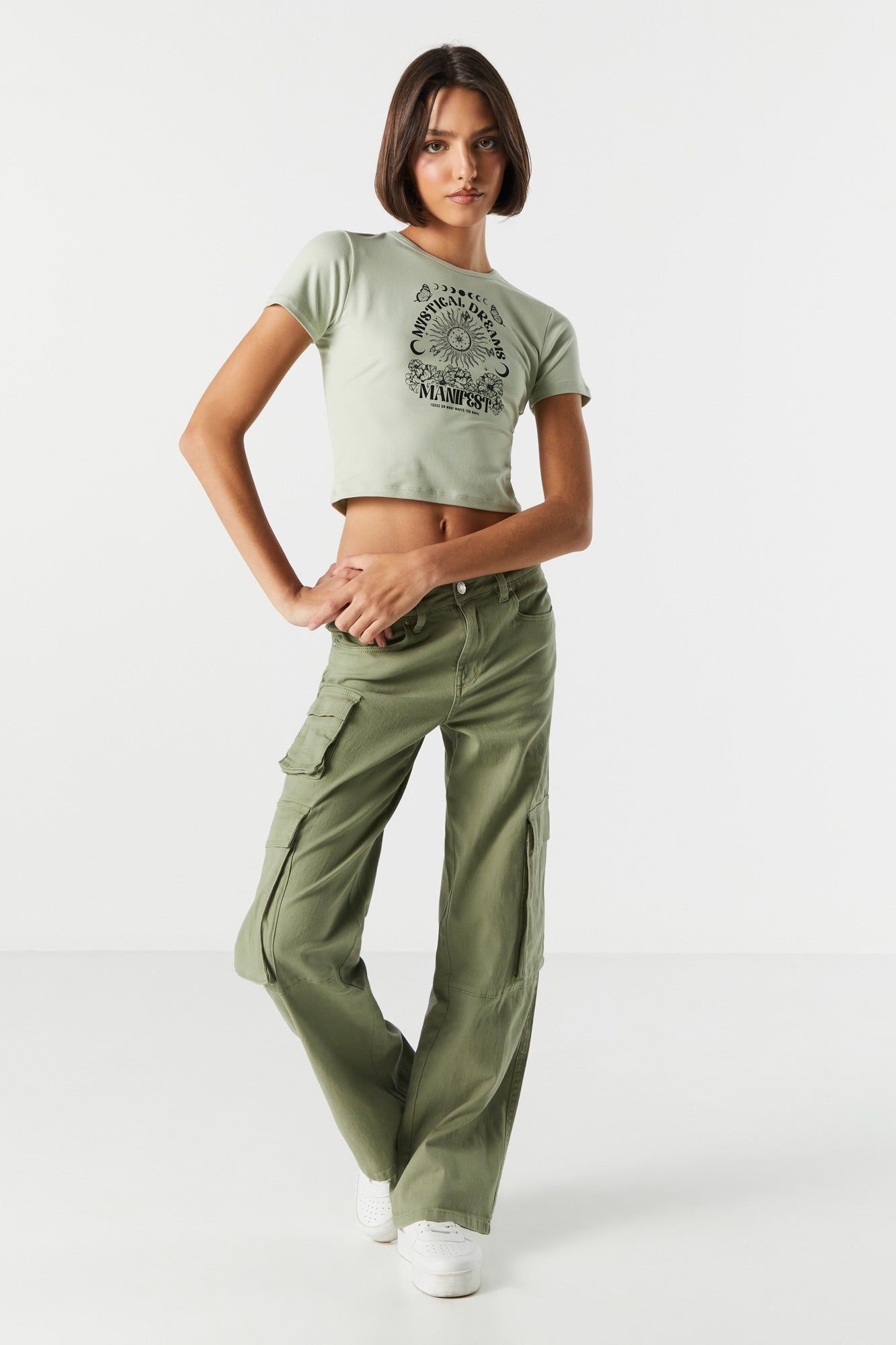 Manifest Graphic Baby T-Shirt sold by Charlotte Russe product image thumbnail 3